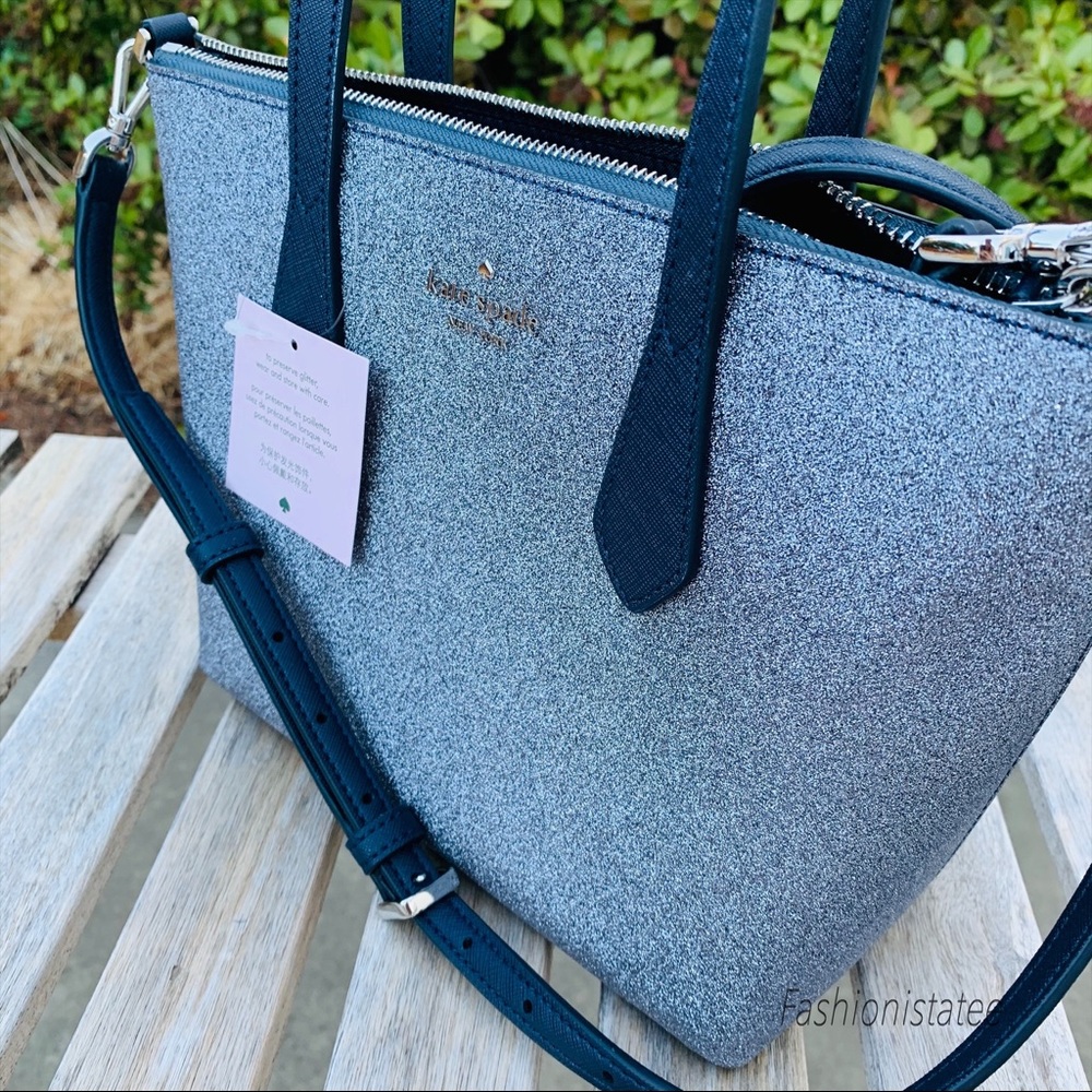 Kate spade Small Joeley Satchel glitter BRAND NEW - Picture 5 of 8